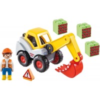 Ігровий набір Playmobil Екскаватор з фігуркою і аксес. (70125)