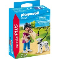 Набор фигурок Playmobil Мама с ребенком и собакой (70154)