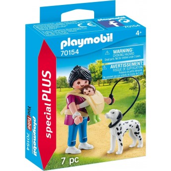 Набір фігурок Playmobil Мама з дитиною і собакою (70154)