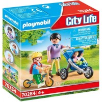 Набір з фігурками Playmobil Мама з дітьми (70284)