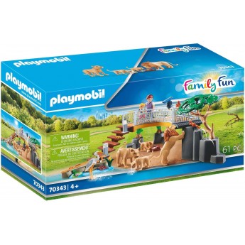 Игровой набор Playmobil Вольер со львами (70343)