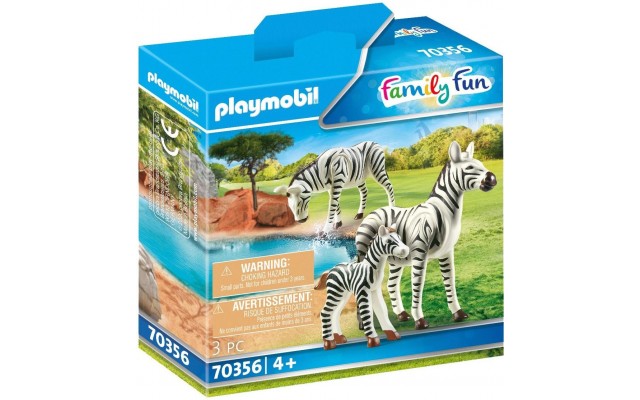 Набір фігурок Playmobil Зебри з дитинчатком (70356)