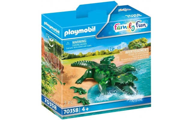 Набор фигурок Playmobil Аллигатор с детёнышем (70358)