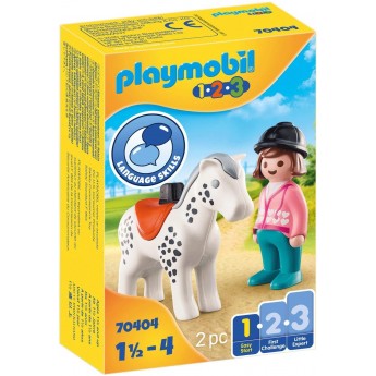 Набір фігурок Playmobil Вершник з конем (70404)
