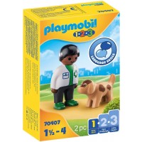 Набор фигурок Playmobil Ветеринар с собакой (70407)