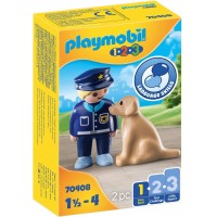 Набор фигурок Playmobil Полицейский с собакой (70408)