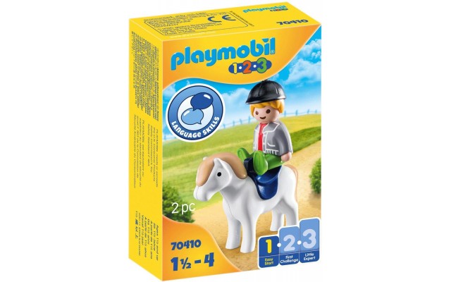 Набор фигурок Playmobil Мальчик с пони (70410)