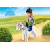 Набор фигурок Playmobil Мальчик с пони (70410) title=