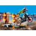 Игровой набор Playmobil Stunt Show Мотокросс с огненной стеной (70553) title=