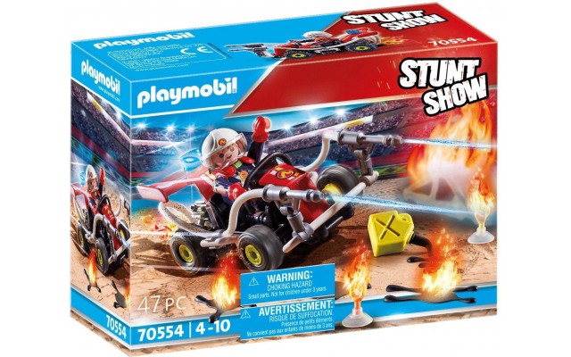 Ігровий набір Playmobil Stunt Show Вогняний квадроцикл (70554)