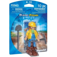 Фигурка Playmobil Строитель с лопатой (70560)