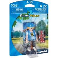 Фигурка Playmobil Мальчик с игрушечным автомобилем (70561)