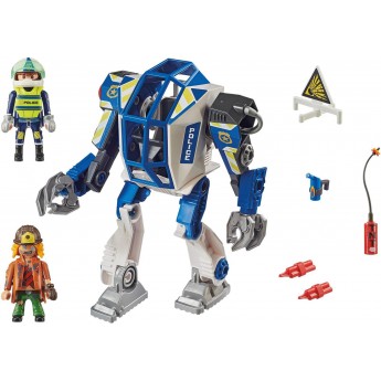Ігровий набір Playmobil Поліцейський робот з фігурками (70571)