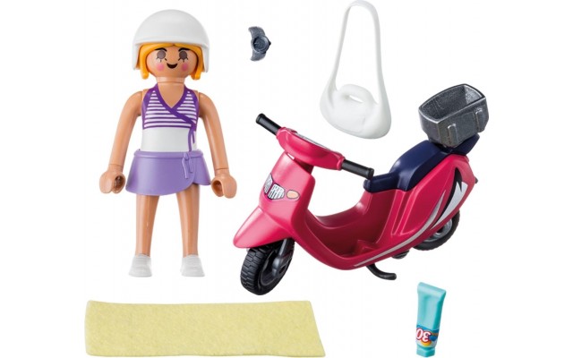 Фигурка Playmobil Посетитель пляжа со скутером (9084)