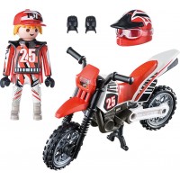 Игровой набор Playmobil Мотогонщик с мотоциклом (9357)