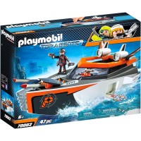 Набор Playmobil Шпионская моторная лодка (70002)