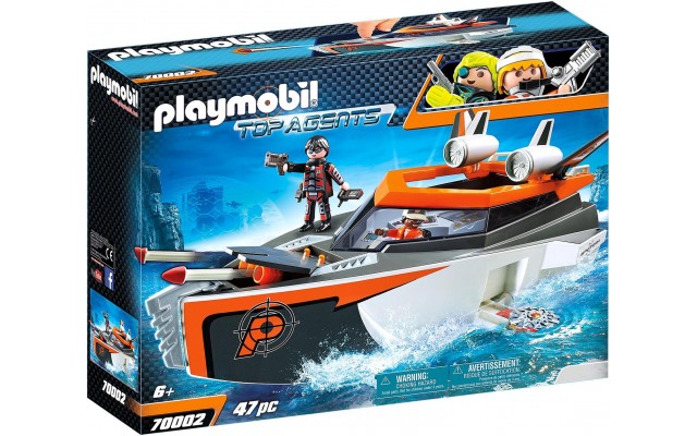 Набор Playmobil Шпионская моторная лодка (70002)