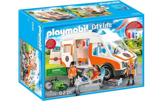 Машинка Playmobil Швидка допомога зі світлом і звуком (70049)