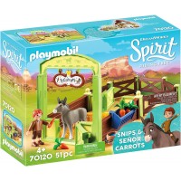 Набір Playmobil Сніпс і містер Морквина зі стійлом (70120)