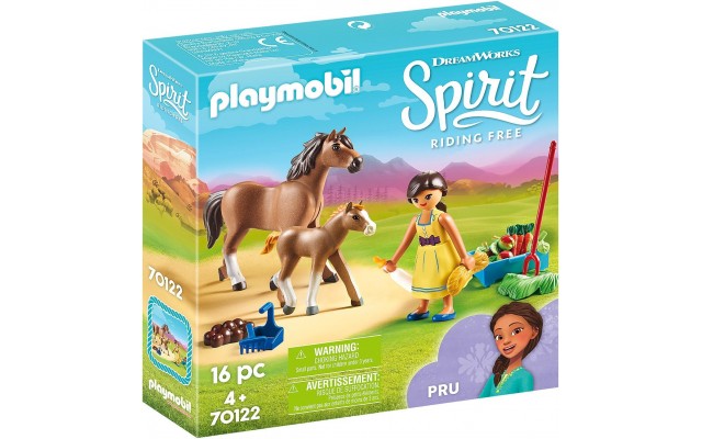 Набор фигурок Playmobil Пру с лошадью и жеребёнком (70122)