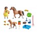 Набор фигурок Playmobil Пру с лошадью и жеребёнком (70122) title=