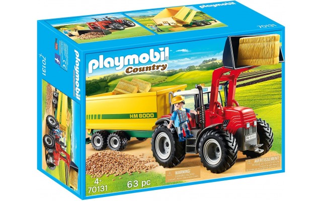 Набор Playmobil Трактор с прицепом (70131)