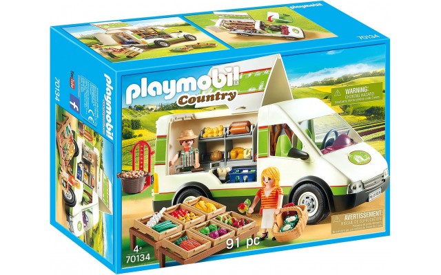 Машинка Playmobil Пересувний фургон з продуктами (70134)