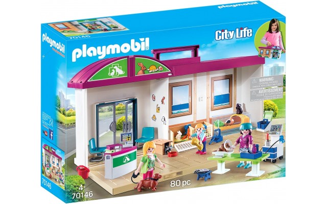 Набор Playmobil Переносная ветеринарная клиника (70146)