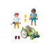 Набор фигурок Playmobil Пациент в инвалидном кресле (70193) title=