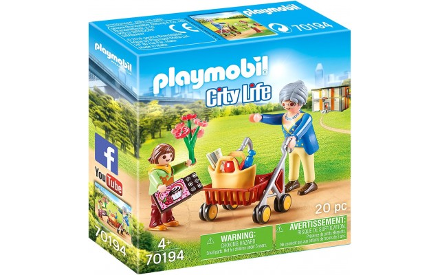 Набір фігурок Playmobil Бабуся з внуком (70194)