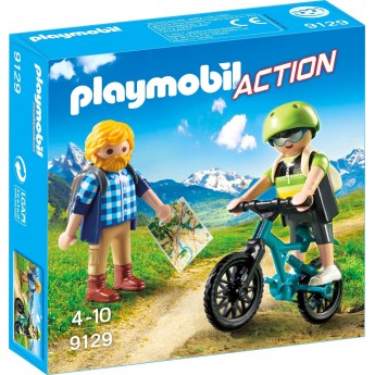Набор фигурок Playmobil Велосипедист и турист (9129)