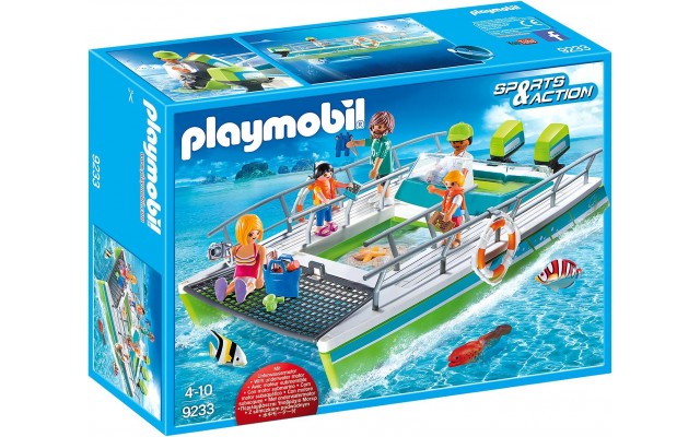 Игрушка Playmobil Катамаран с мотором (9233)