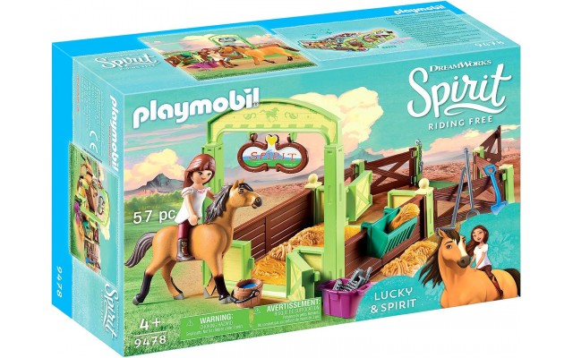 Набор Playmobil Лошадиный загон Лаки и Спирит (9478)