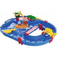 Водный трек Aquaplay Строительство с краном, машинкой и лодкой  (8700001501)