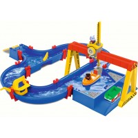 Водный трек Aquaplay Грузовой порт с мега краном и лодкой (8700001532)