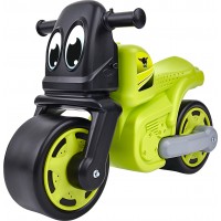 Каталка BIG мотоцикл Racing-Bike с защитными насадками зеленый (56328)