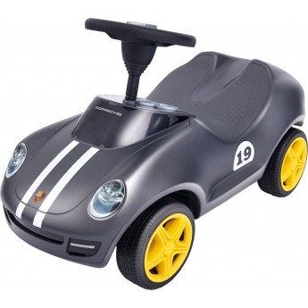 Машинка для катання BIG Стильне Porsche з захисними насадками чорна (56346)