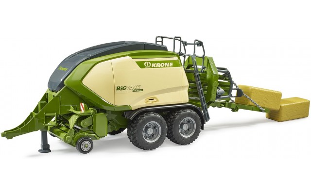 Игрушка Bruder пресс-подборщик Krone Big Pack 1290HDP VC с квадратными тюками (02033)