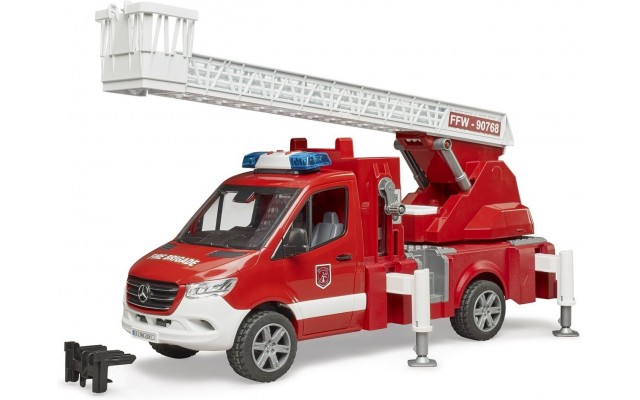 Игрушка Bruder Пожарная машина Mercedes Sprinter с насосом, светом и звуком (02673)