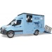 Машинка Bruder для перевезення тварин Mercedes Sprinter з фігуркою коня (02674) title=
