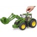 Игрушка Bruder трактор John Deere 7R 350 с погрузчиком (03151) title=