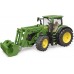 Игрушка Bruder трактор John Deere 7R 350 с погрузчиком (03151) title=