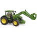 Игрушка Bruder трактор John Deere 7R 350 с погрузчиком (03151) title=