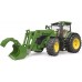 Игрушка Bruder трактор John Deere 7R 350 с погрузчиком (03151) title=