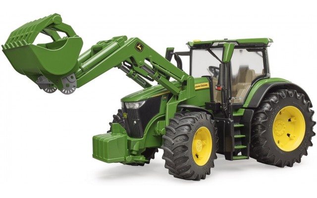 Игрушка Bruder трактор John Deere 7R 350 с погрузчиком (03151)