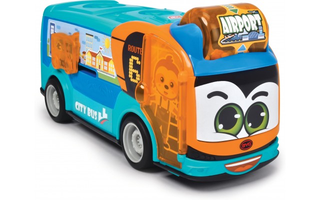 Игрушка Dickie Toys Городской автобус АВС BYD с распашными дверцами, 22 см (4113000)