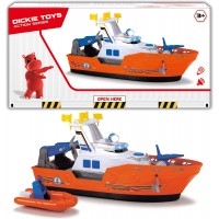 Спасательный катер Dickie Toys с лодкой и свето-звуковыми эффектами (1137005)
