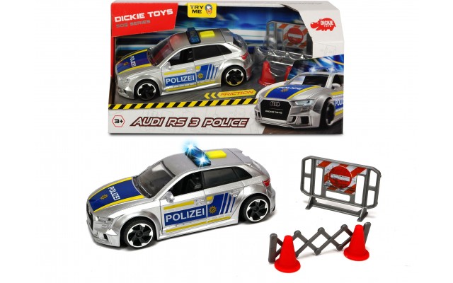 Игрушка Dickie Toys SOS Полиция Audi с аксессуарами и свето-звуковыми эффектами (3713011)