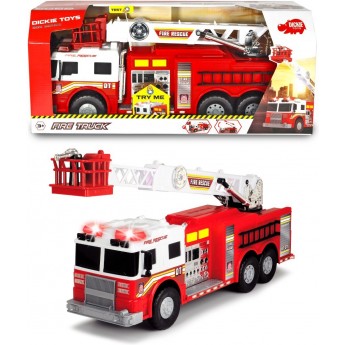 Іграшка Dickie Toys Пожежна машина з телескопічними сходами і світло-звуковими ефектами (3719008)