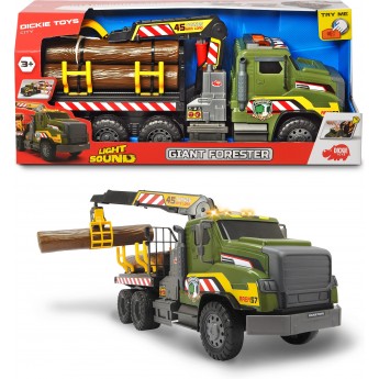 Іграшка Dickie Toys Лісовоз з маніпулятором і світло-звуковими ефектами (3749026)